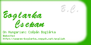 boglarka csepan business card