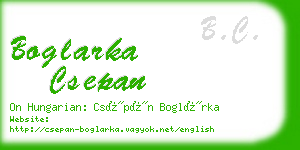 boglarka csepan business card